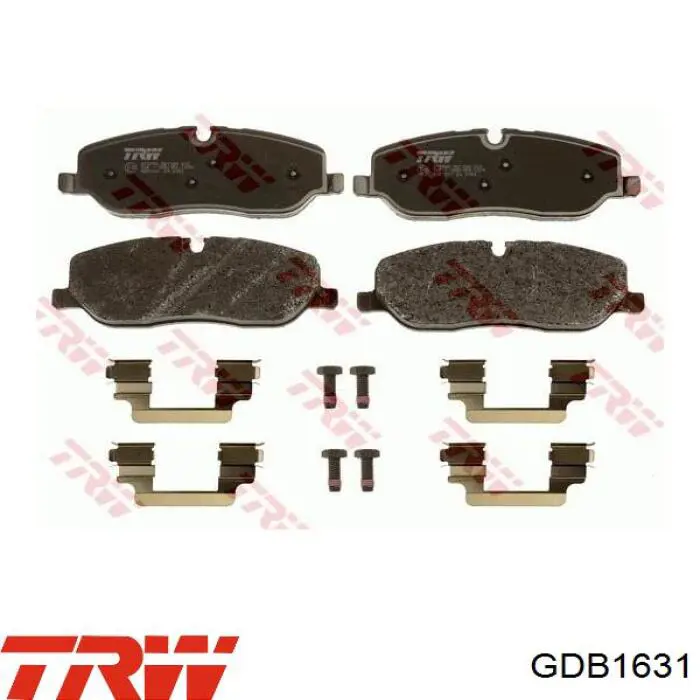 Купить GDB1631 TRW Колодки тормозные