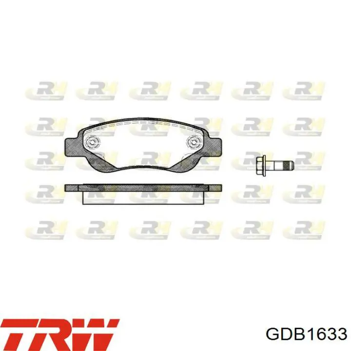 Тормозные колодки TRW GDB1633