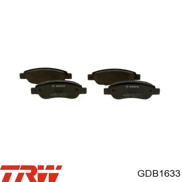 Передние тормозные колодки GDB1633 TRW