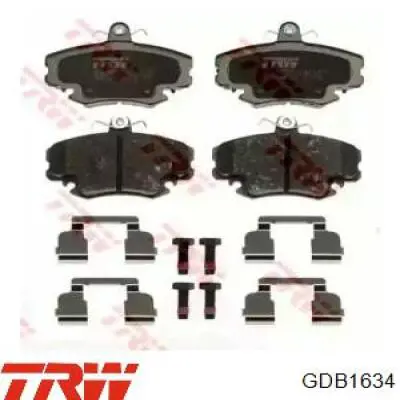 GDB1634 TRW Колодки передние