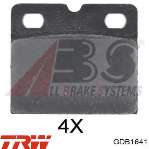 Купить 37467 ABS Колодки тормозные задние, дисковые