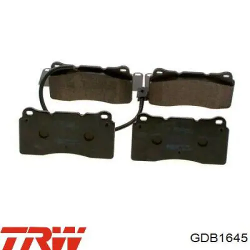 GDB1645 TRW Колодки передние