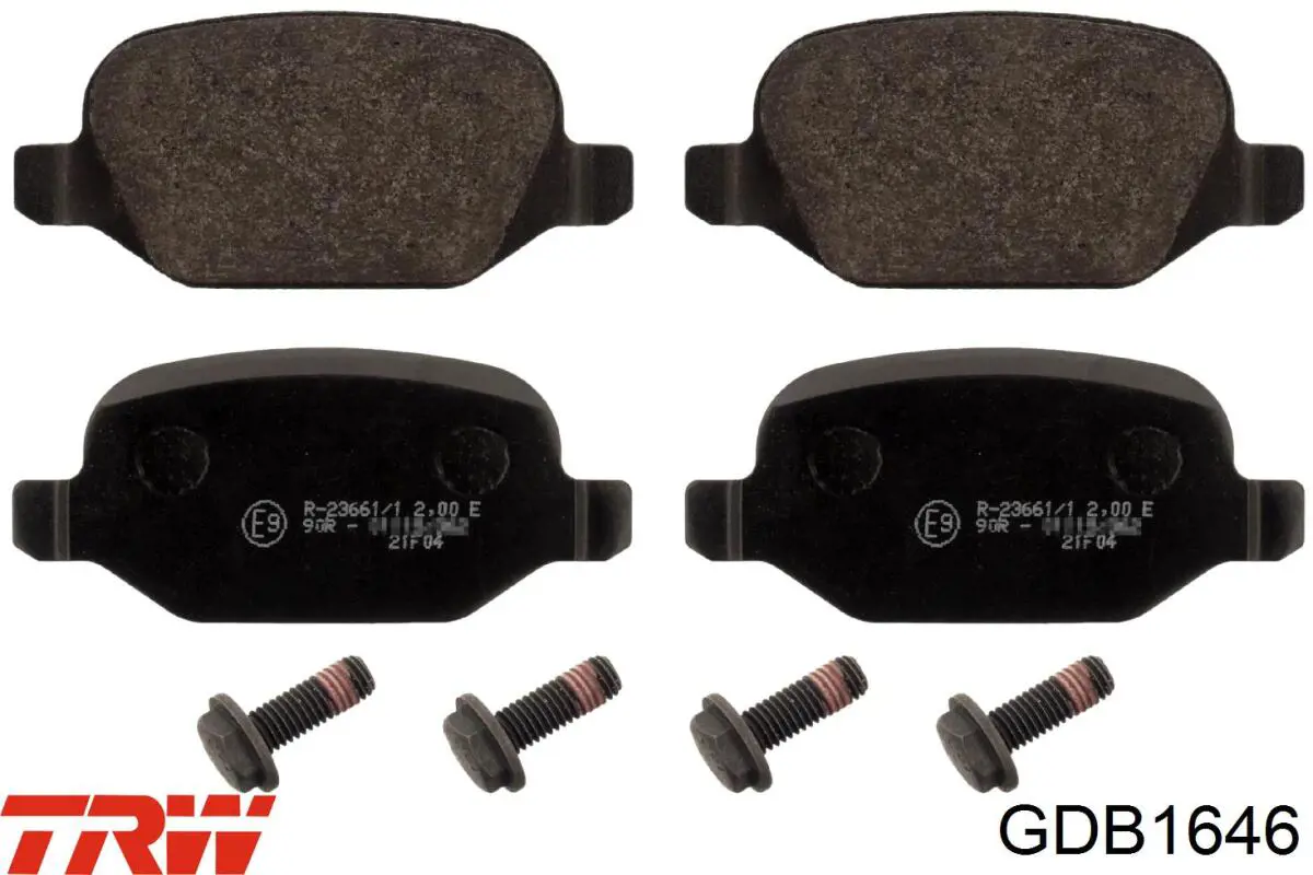 Колодки дисковые  TRW GDB1646 цена, от 27.25 USD