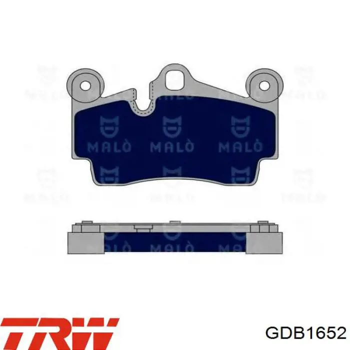 Задние дисковые колодки TRW GDB1652