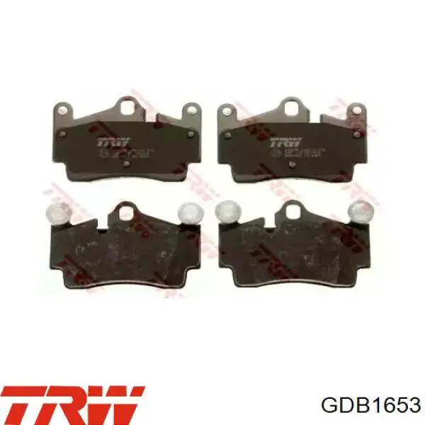 Задние дисковые колодки TRW GDB1653