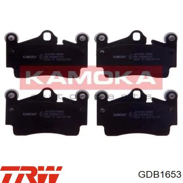 Купить GDB1653 TRW Колодки тормозные задние, дисковые