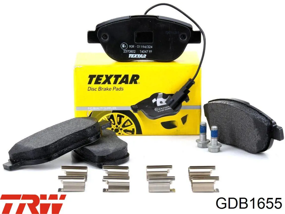 Передние тормозные колодки GDB1655 TRW