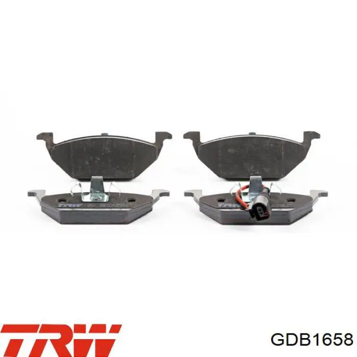Передние тормозные колодки GDB1658 TRW