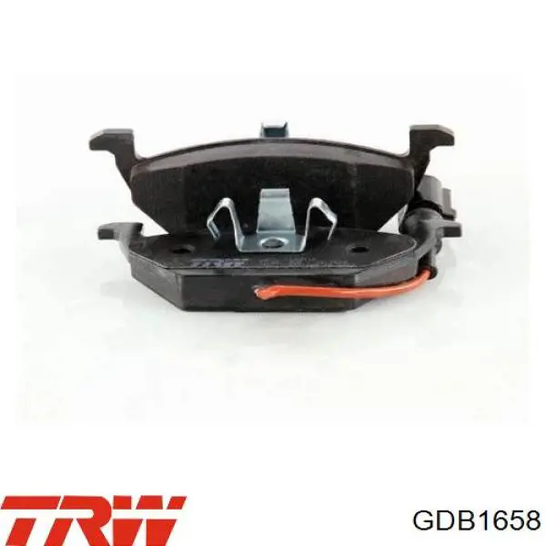 GDB1658 TRW Колодки передние