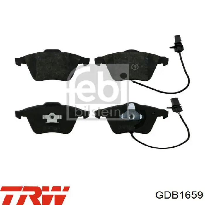 Колодки TRW GDB1659 цена, от 51.83 USD