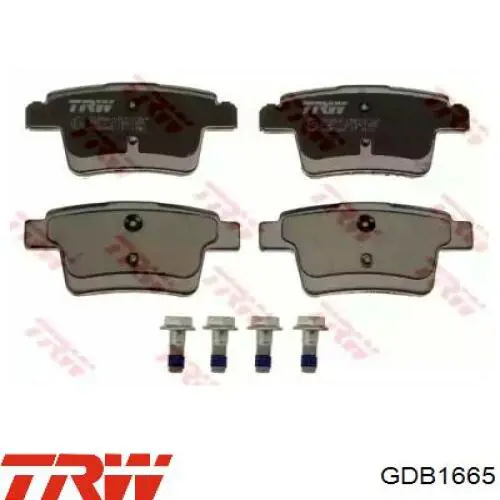 Колодки дисковые  TRW GDB1665 цена, от 16.80 USD