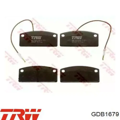 Колодки TRW GDB1679 цена, от 23.64 USD