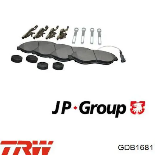 Тормозные колодки TRW GDB1681