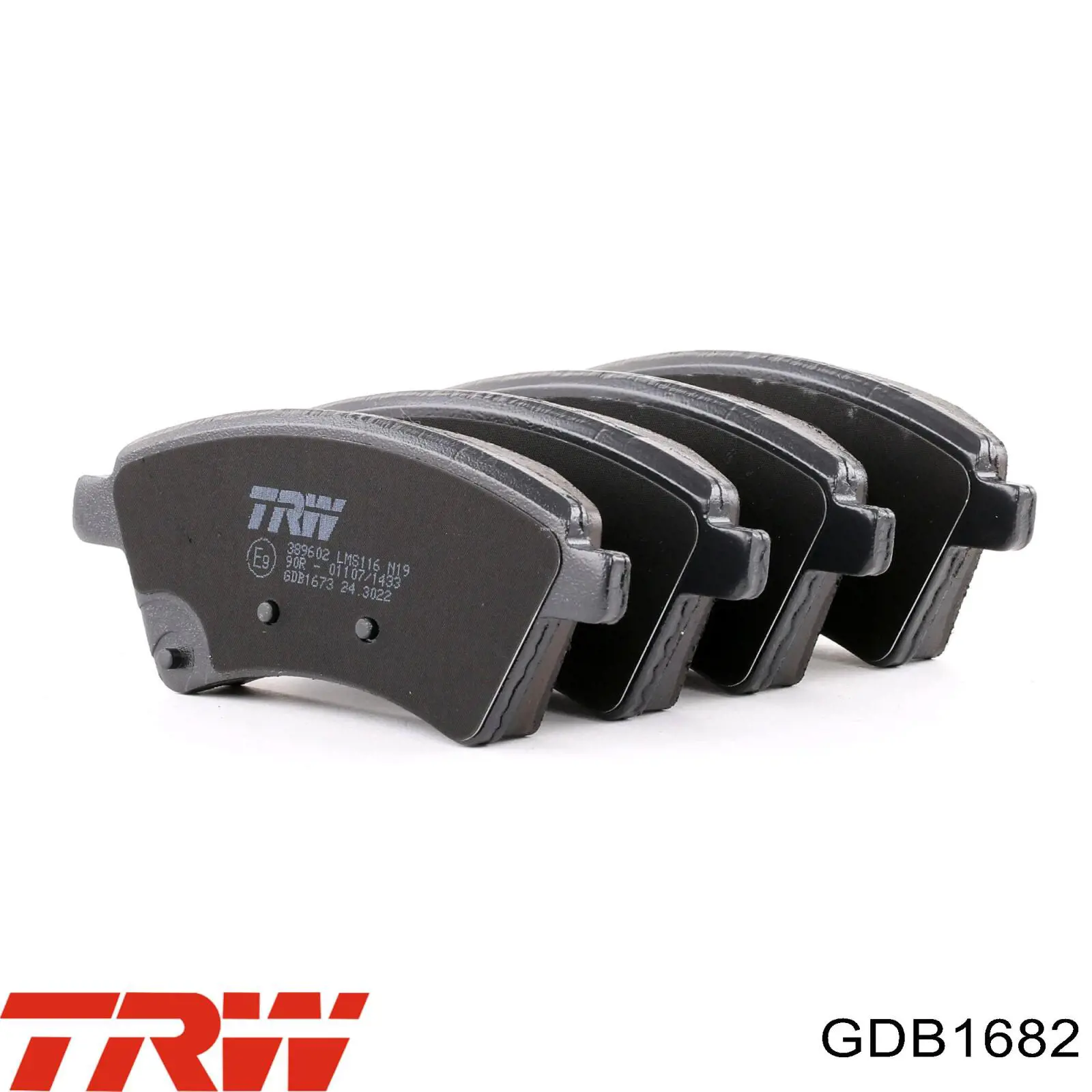 Задние дисковые колодки TRW GDB1682