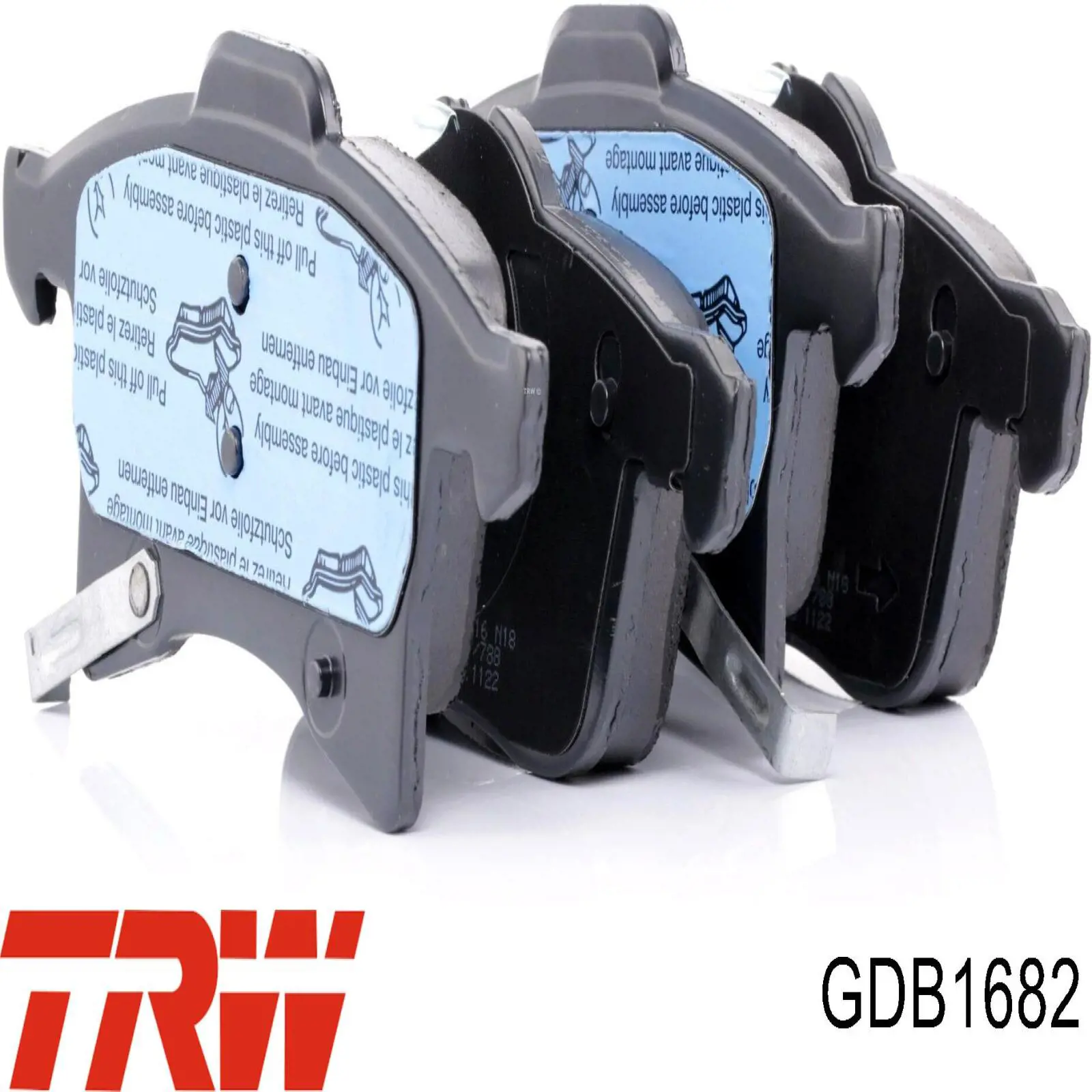 Колодки дисковые  TRW GDB1682 цена, от 26.97 USD