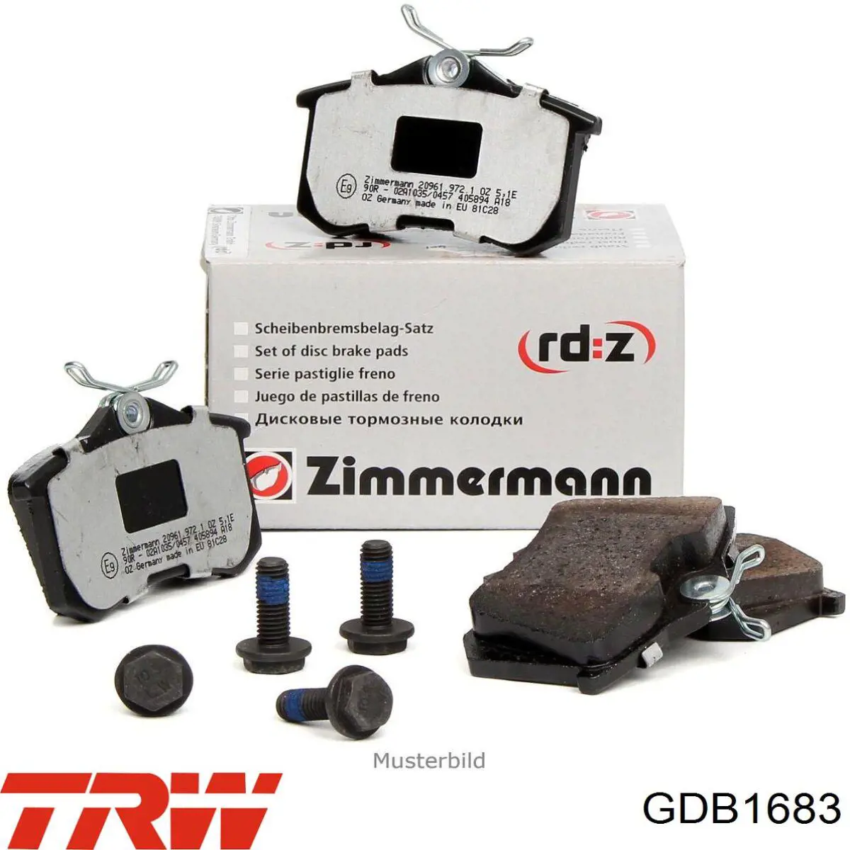 Тормозные колодки TRW GDB1683