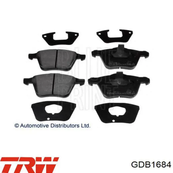 Тормозные колодки TRW GDB1684