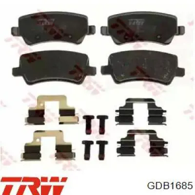 Задние дисковые колодки TRW GDB1685