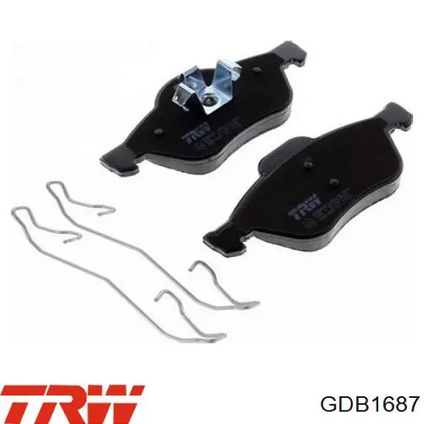 Тормозные колодки TRW GDB1687