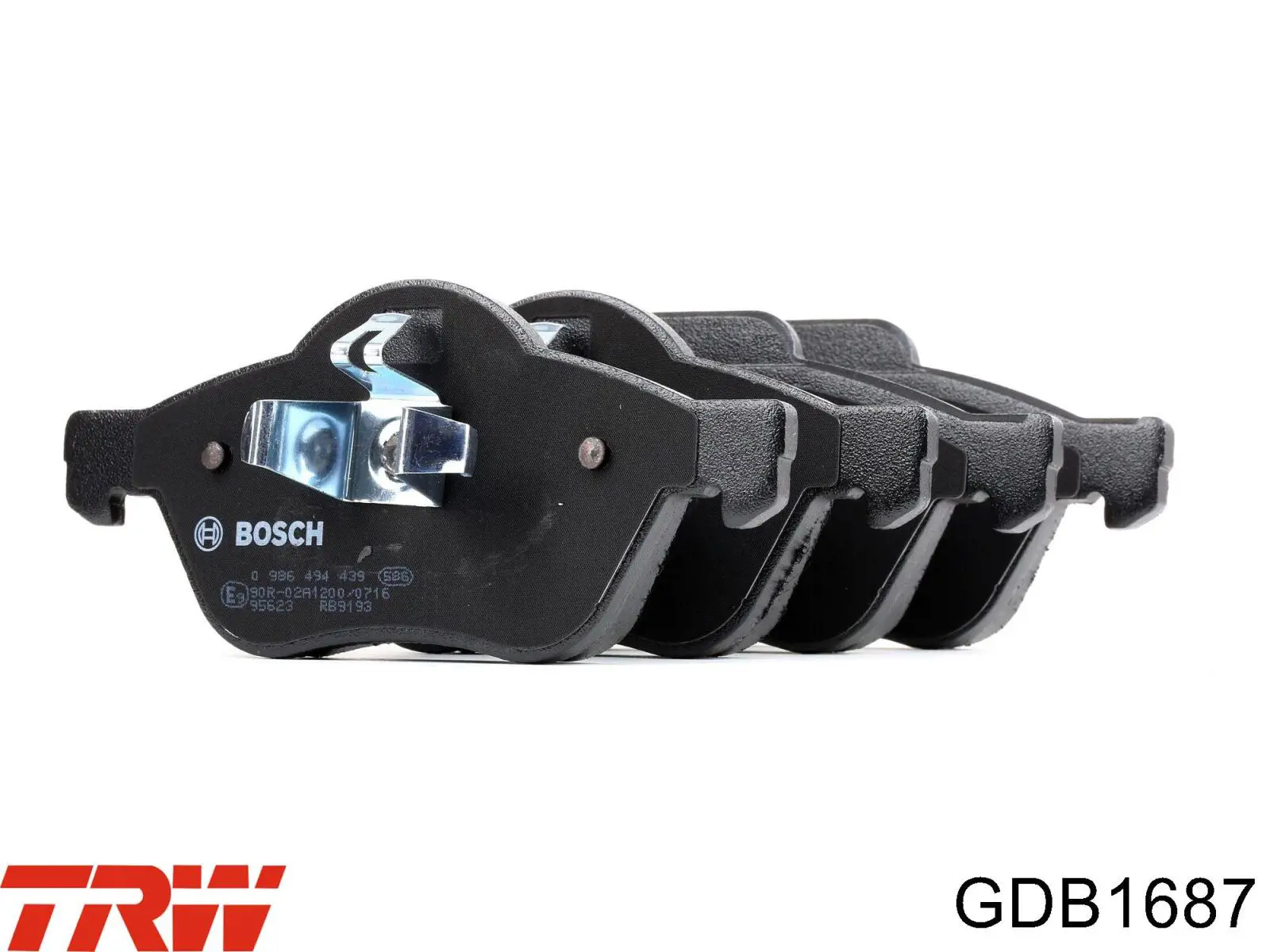 Передние тормозные колодки GDB1687 TRW