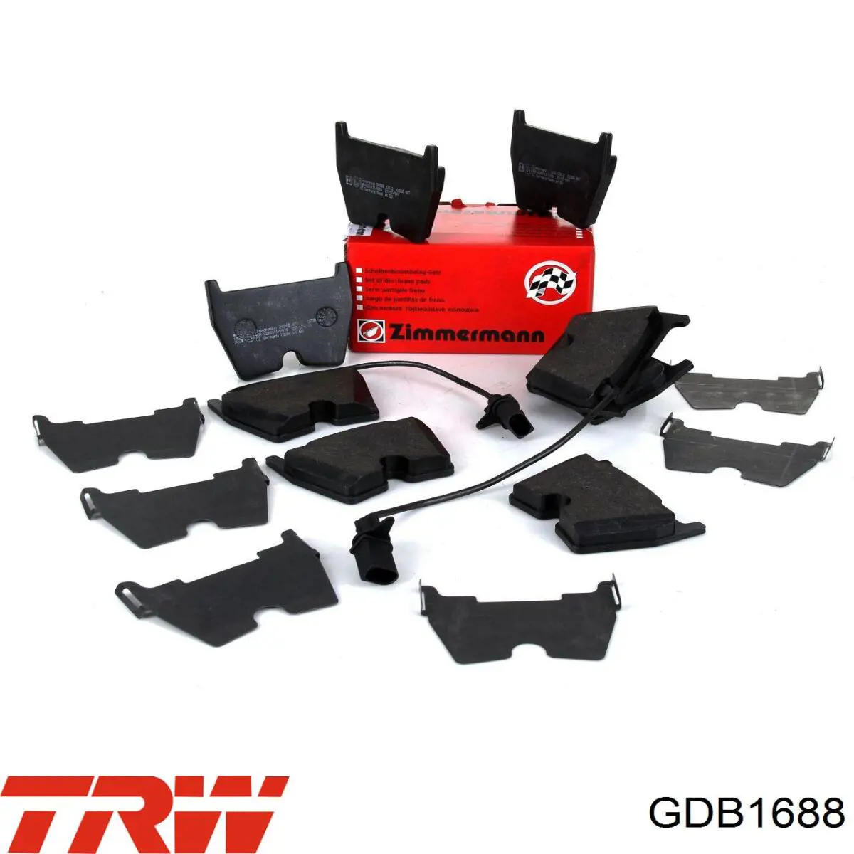 Передние тормозные колодки GDB1688 TRW