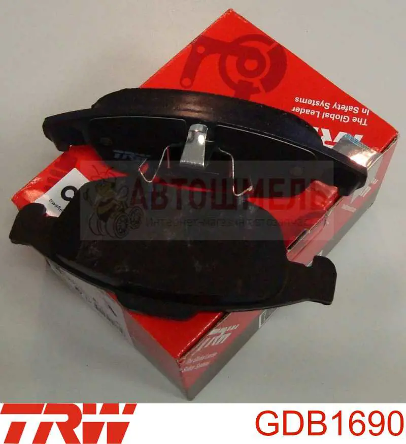 Купить GDB1690 TRW Колодки тормозные
