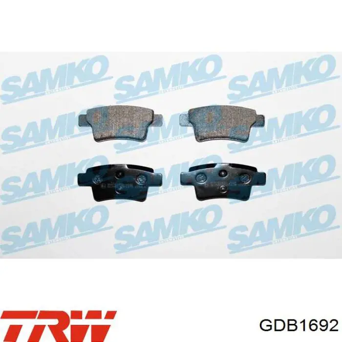 Колодки дисковые  TRW GDB1692 цена, от 33.95 USD
