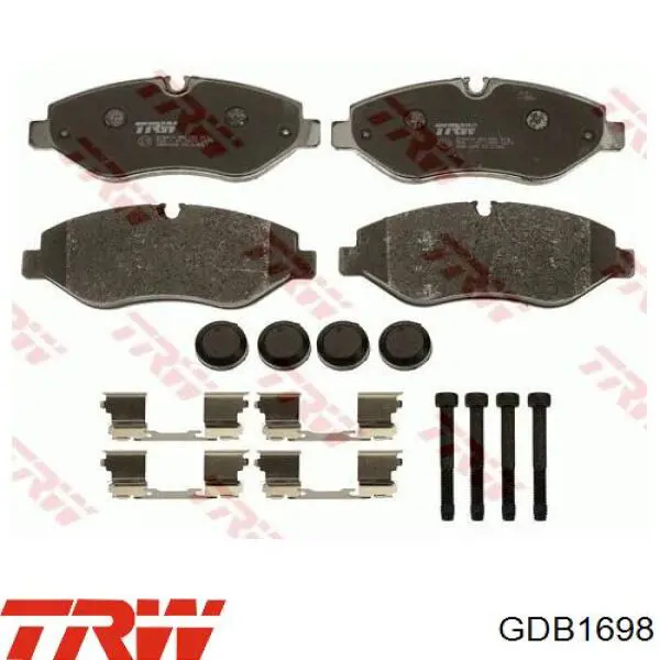 Колодки TRW GDB1698 цена, от 45.82 USD