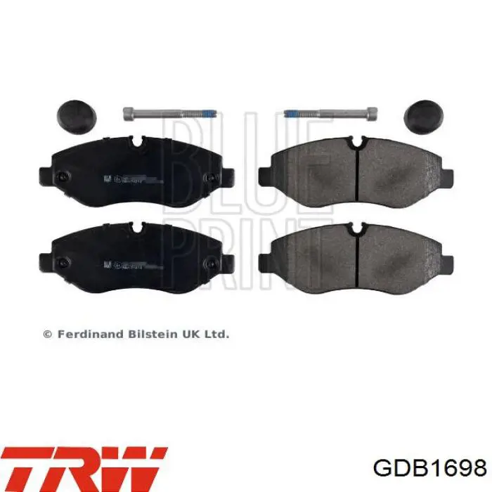 Купить GDB1698 TRW Колодки тормозные