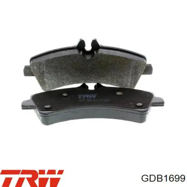 Купить GDB1699 TRW Колодки тормозные задние, дисковые
