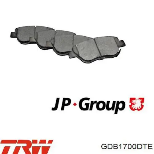 Купить GDB1700DTE TRW Колодки тормозные