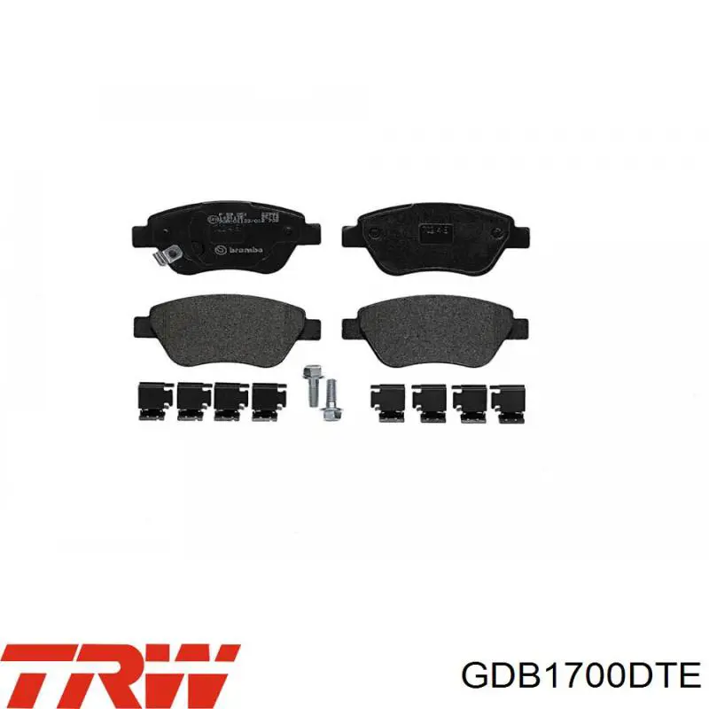 Тормозные колодки TRW GDB1700DTE