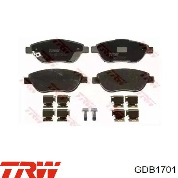Колодки TRW GDB1701 цена, от 28.12 USD