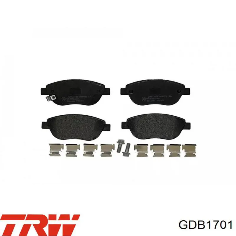 Тормозные колодки TRW GDB1701