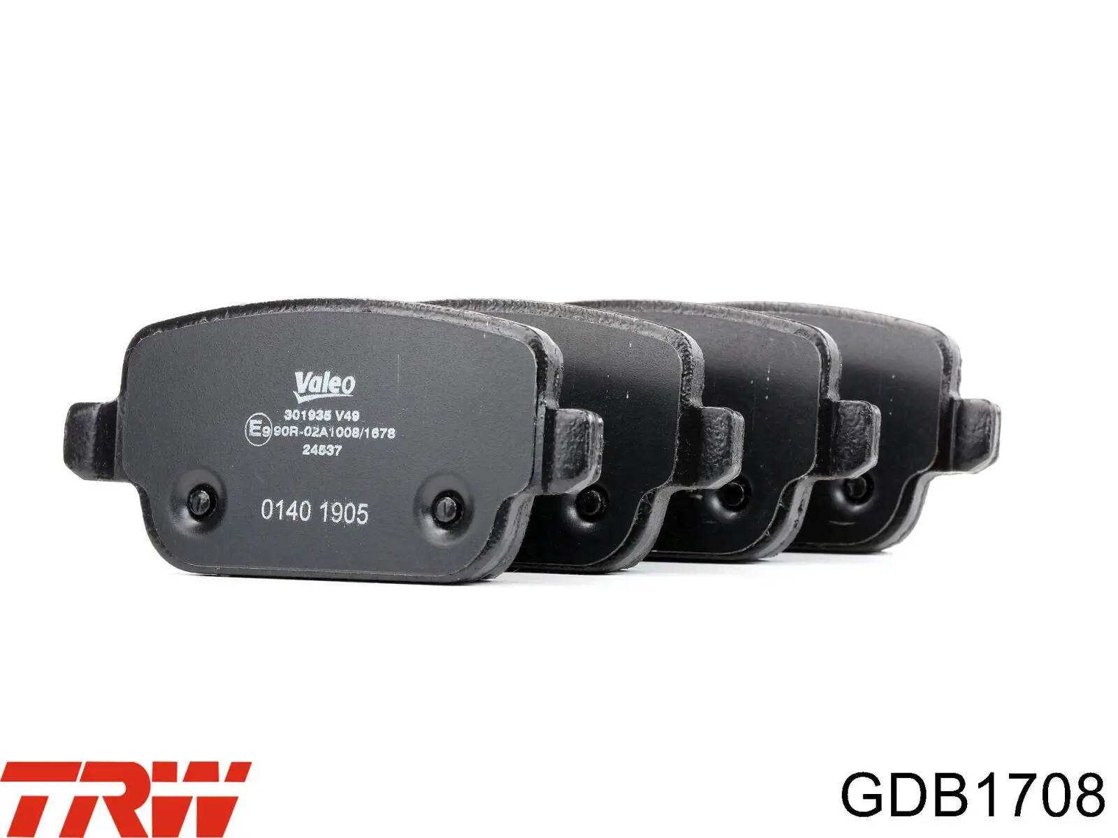Купить GDB1708 TRW Колодки тормозные задние, дисковые