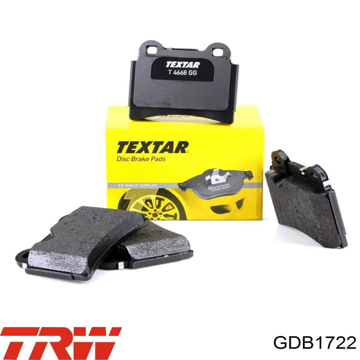 Купить GDB1722 TRW Колодки тормозные задние, дисковые