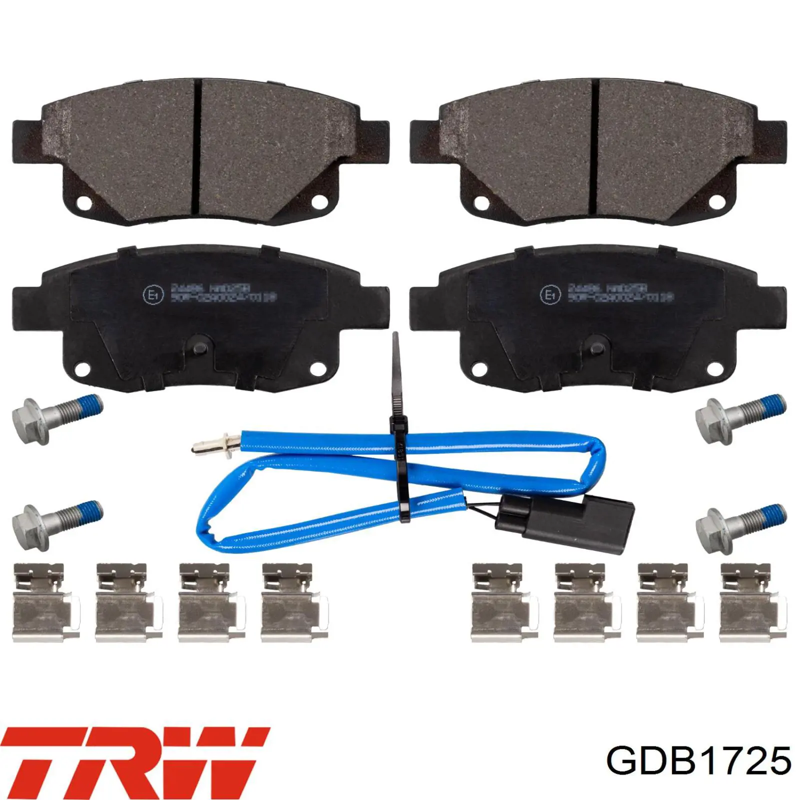 Купить GDB1725 TRW Колодки тормозные задние, дисковые