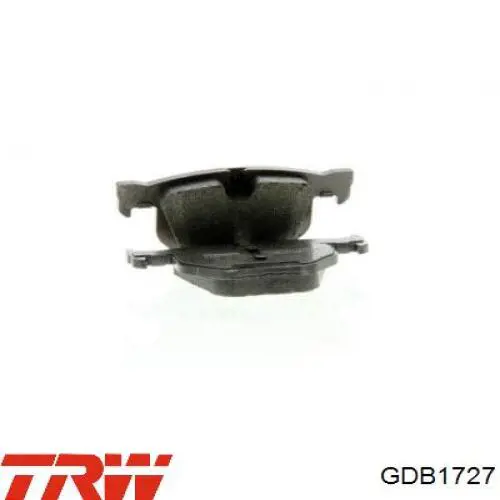 Купить GDB1727 TRW Колодки тормозные задние, дисковые