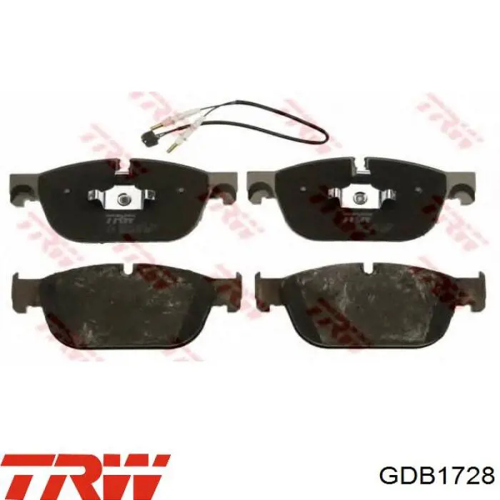 Передние тормозные колодки GDB1728 TRW