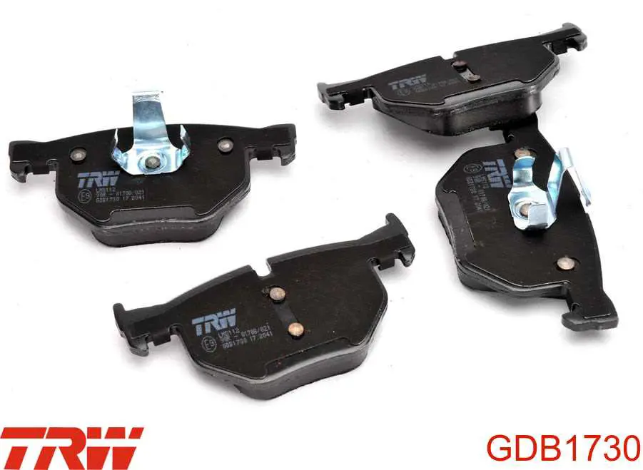 Купить GDB1730 TRW Колодки тормозные задние, дисковые