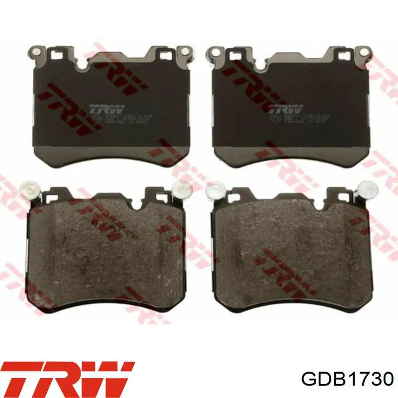GDB1730 TRW Колодки тормозные дисковые комплект