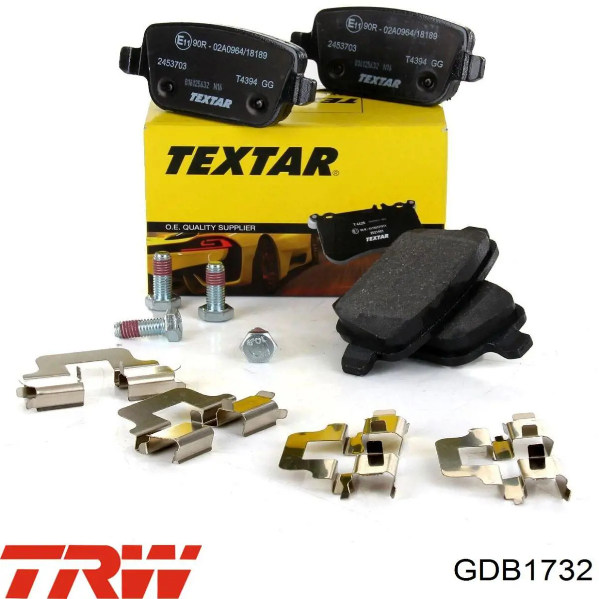 Задние тормозные колодки GDB1732 TRW
