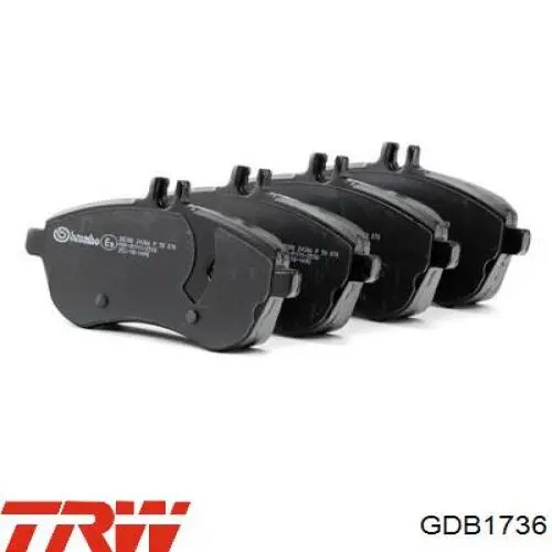 Колодки TRW GDB1736 цена, от 43.23 USD