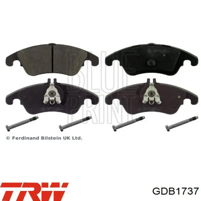 GDB1737 TRW Колодки передние