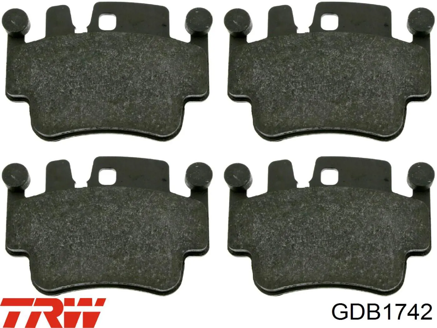 Передние тормозные колодки GDB1742 TRW