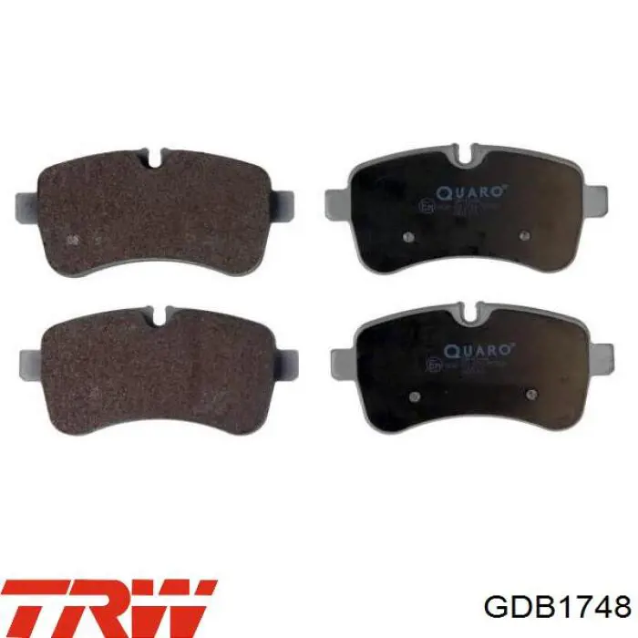 Купить GDB1748 TRW Колодки тормозные задние, дисковые