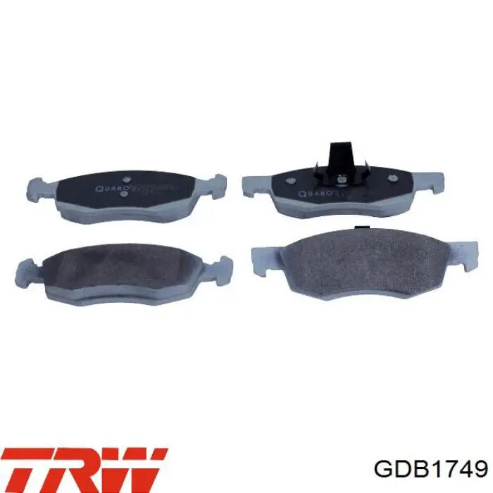 Передние тормозные колодки GDB1749 TRW