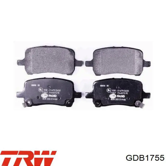 Передние тормозные колодки SP1444 Hi-q