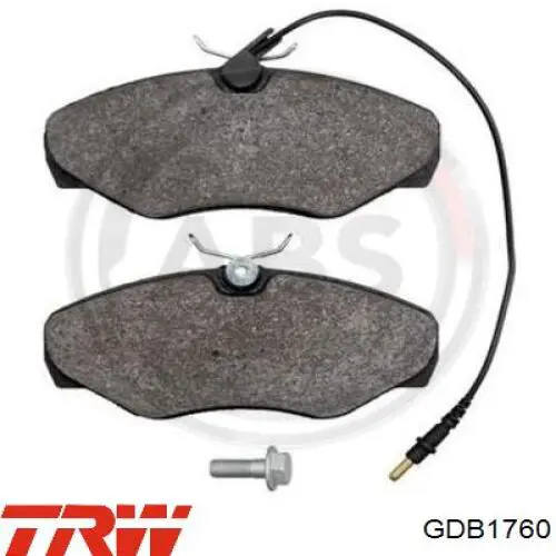 Колодки TRW GDB1760 цена, от 23.23 USD