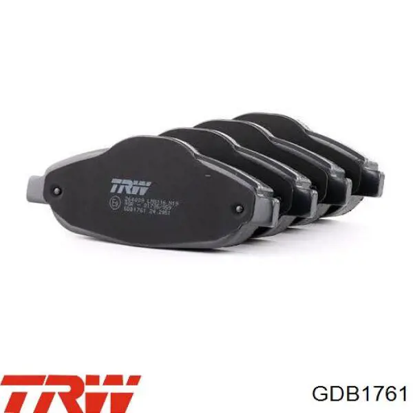 Передние тормозные колодки GDB1761 TRW